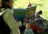 Lecture de contes au parc de Sceaux