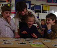 Enfants et dessins d'animaux