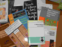 Quelques livres de la bibliothèque pédagogique